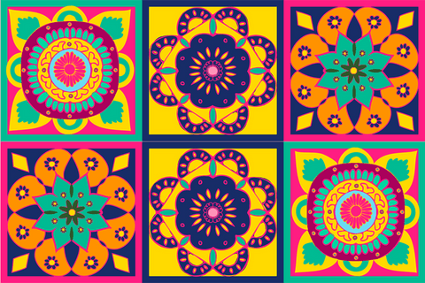 symmetrical mandala patterns on transparent background - Download Free Stock Videos Pikwizard.com