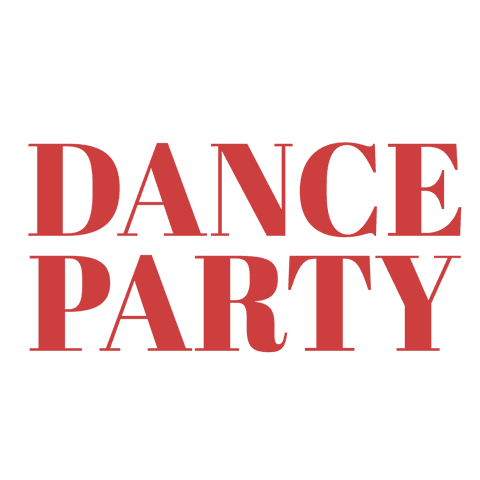 Red Dance Party Text Celebratory Design on Transparent Background - Download Free Stock Videos Pikwizard.com