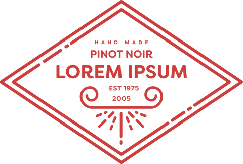 Handcrafted Pinot Noir Logo on Transparent Background - Download Free Stock Videos Pikwizard.com