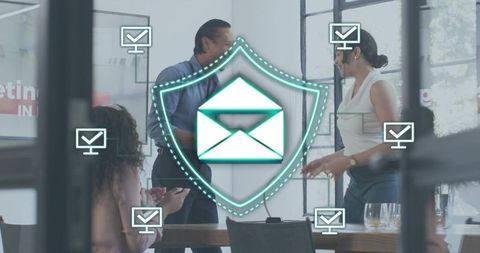 Shielded email security protecting corporate communication during team collaboration