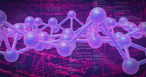 Digital data processing with spinning dna strand concept