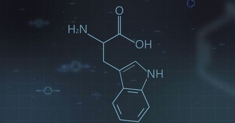 Chemical Formula Representation on Digital Background - Download Free Stock Images Pikwizard.com