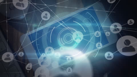 Digital Data Processing Over Smartphone Animation