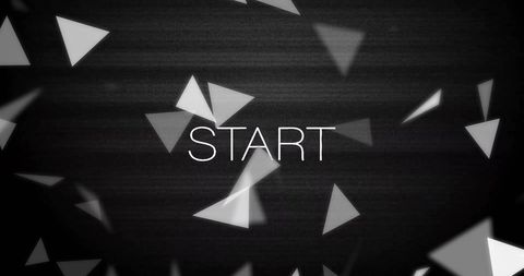 Geometric Start Message with Triangular Particles - Download Free Stock Images Pikwizard.com