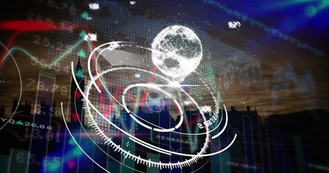 Global Financial Data and Blue Business Analytics - Download Free Stock Images Pikwizard.com