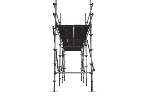 transparent 3d illustration of diminishing scaffolding structure with wooden plank - Download Free Stock Videos Pikwizard.com