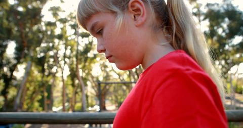 Young Girl Navigating Obstacle in Outdoor Boot Camp - Download Free Stock Images Pikwizard.com
