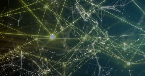 Digital Connections and Network Geometric Abstract Background - Download Free Stock Images Pikwizard.com