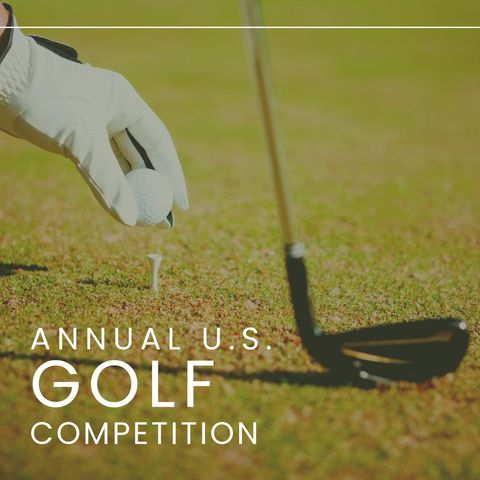 golf ball and club on green for u.s. tournament - Download Free Stock Templates Pikwizard.com