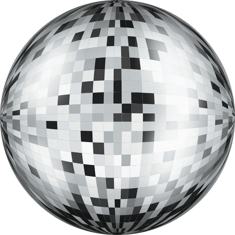 floating 3d mosaic sphere with reflective square tiles on transparent background - Download Free Stock Videos Pikwizard.com