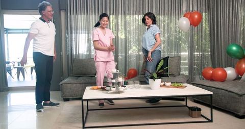 Welcoming Atmosphere in Physiotherapy Treatment Room Celebration