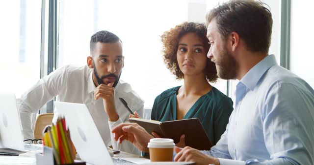 Diverse Team Having Business Meeting in Modern Office - Download Free Stock Images Pikwizard.com