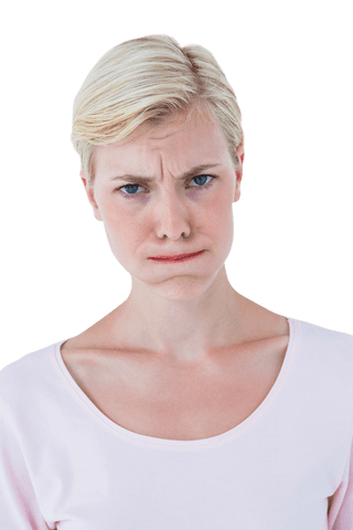 Transparent Portrait of Confused Woman Expression - Download Free Stock Videos Pikwizard.com