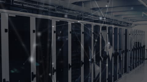 Data Networks Interacting in Modern Server Room Environment