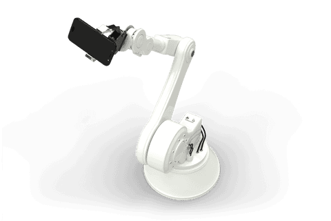Stylish Robotic Arm Holding Smartphone on Transparent Background - Download Free Stock Videos Pikwizard.com