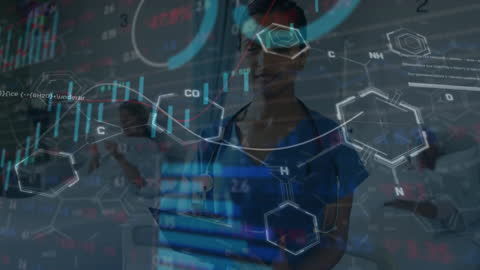 Science and Technology Concept with Diverse Doctor