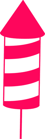 vibrant pink firework rocket transparent vector - Download Free Stock Videos Pikwizard.com