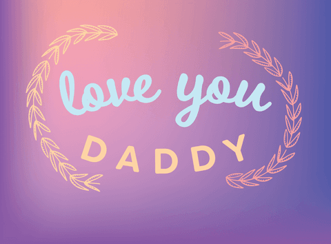 Love You Daddy Transparent Father's Day Celebration Art - Download Free Stock Videos Pikwizard.com