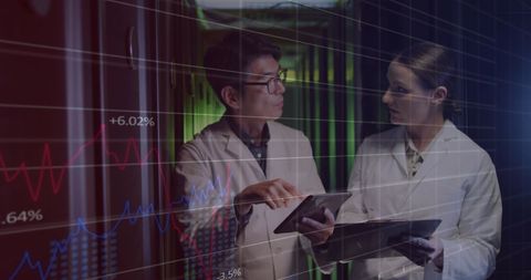 Cloud Computing Experts Analyzing Data in Server Room Environment - Download Free Stock Images Pikwizard.com