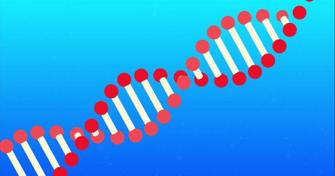 3D Double Helix DNA Strand with Gradient Background - Download Free Stock Images Pikwizard.com