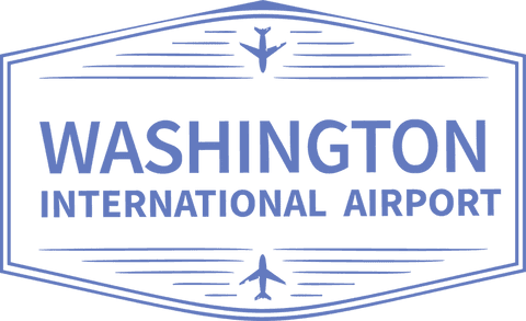 Washington International Airport Badge Transparent Background