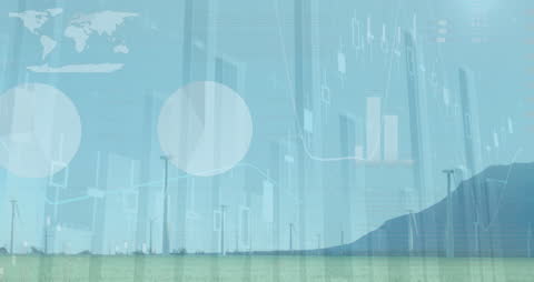 Wind Energy and Data Analysis Conceptual Collage