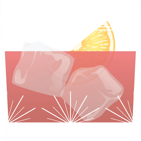 transparent classic drink glass with ice and lemon slice - Download Free Stock Videos Pikwizard.com