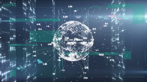 Digital Globe Network with Data Streams