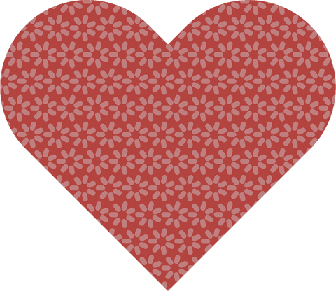 Floral Pattern Heart Shape on Transparent Background - Download Free Stock Videos Pikwizard.com