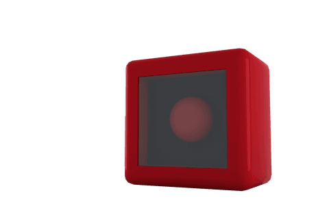 red speaker icon on transparent background with copy space - Download Free Stock Videos Pikwizard.com