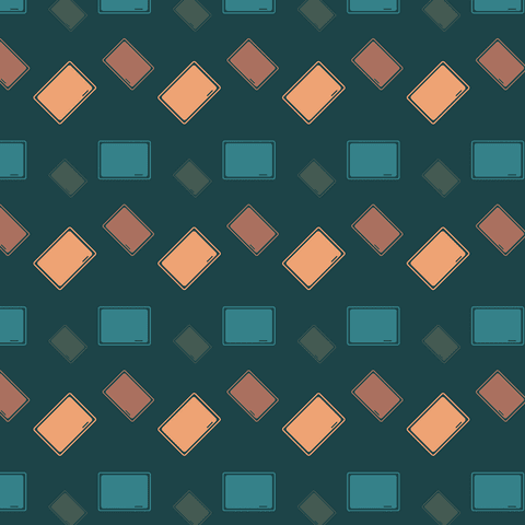Colorful Tablet Pattern on Transparent Background with Digital Motif - Download Free Stock Videos Pikwizard.com