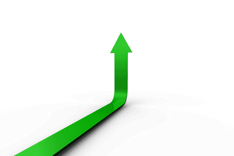 Ascendant Green Arrow Symbol on Transparent Background Illustration - Download Free Stock Videos Pikwizard.com