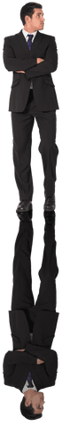 caucasian businessman standing with folding arms on transparent background - Download Free Stock Videos Pikwizard.com