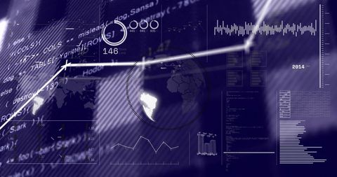 Digital Data Processing with Global Themes - Download Free Stock Images Pikwizard.com