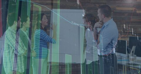 Dynamic Financial Data Visualization in Diverse Office Environment