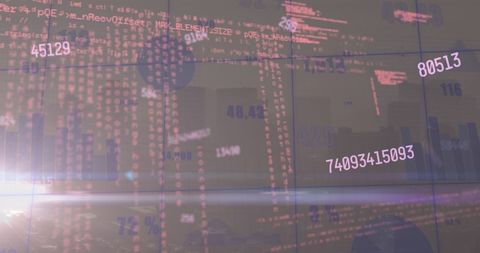Data Processing and Digital Interface in Urban Setting - Download Free Stock Images Pikwizard.com