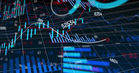 Dynamic Financial Data Visualization On Digital Display