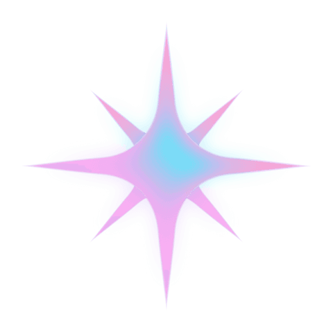 glowing eight-pointed star with pastel gradient on transparent background - Download Free Stock Videos Pikwizard.com