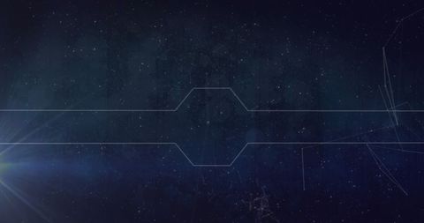 Futuristic Digital Background with Glowing Lines in Space - Download Free Stock Images Pikwizard.com