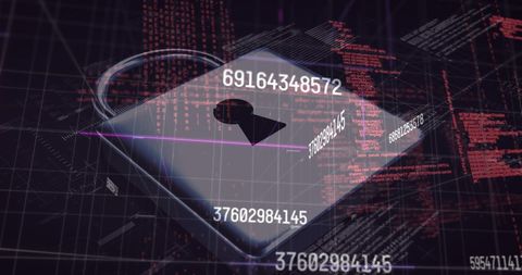 futuristic digital lock illustrating cybersecurity and encryption - Download Free Stock Images Pikwizard.com