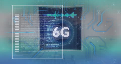Concept of 6G Technology with Global Connectivity Imagery