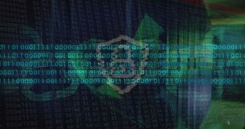 Cyber Security Digital Interface with Data Streams and Padlock - Download Free Stock Images Pikwizard.com