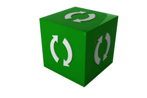 Green Transparent Cube with Loading Arrows Icon for Design - Download Free Stock Videos Pikwizard.com