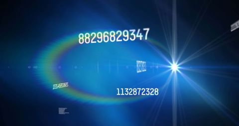 Digital Data Stream with Abstract Numeric Sequences - Download Free Stock Images Pikwizard.com