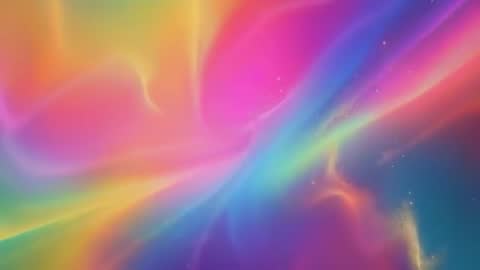 Vibrant Rainbow Hues Fluid Dynamics Abstract Background