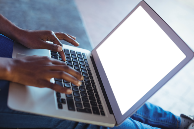 Hands Typing on Laptop with Transparent Screen, Concept of Digital Technology - Download Free Stock Videos Pikwizard.com