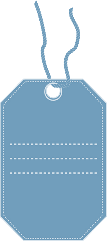 blue blank label on transparent background with string attachment - Download Free Stock Videos Pikwizard.com