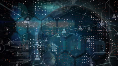 Global Networking and Digital Connections Representation