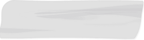 Smooth Curved Gray Gradient Shape on Transparent Background