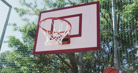 Basketball hoop: inspiring outdoor sports and activity